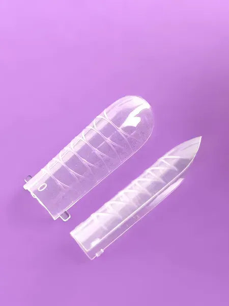 Moldes de uñas cuadrados DNKa' Top, 120 unidades