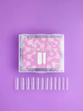 Moldes de uñas cuadrados DNKa' Top, 120 unidades