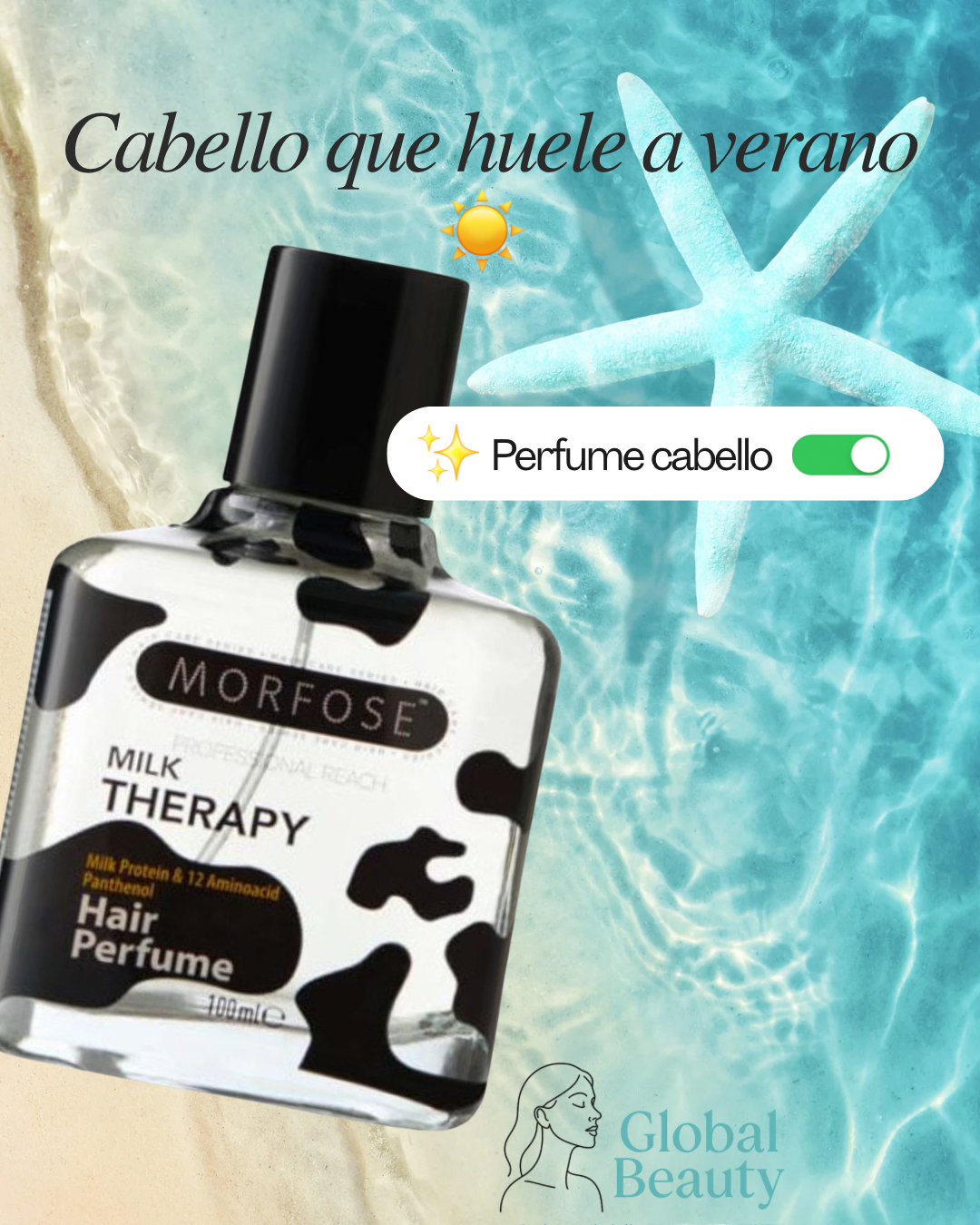 Perfume capilar verano