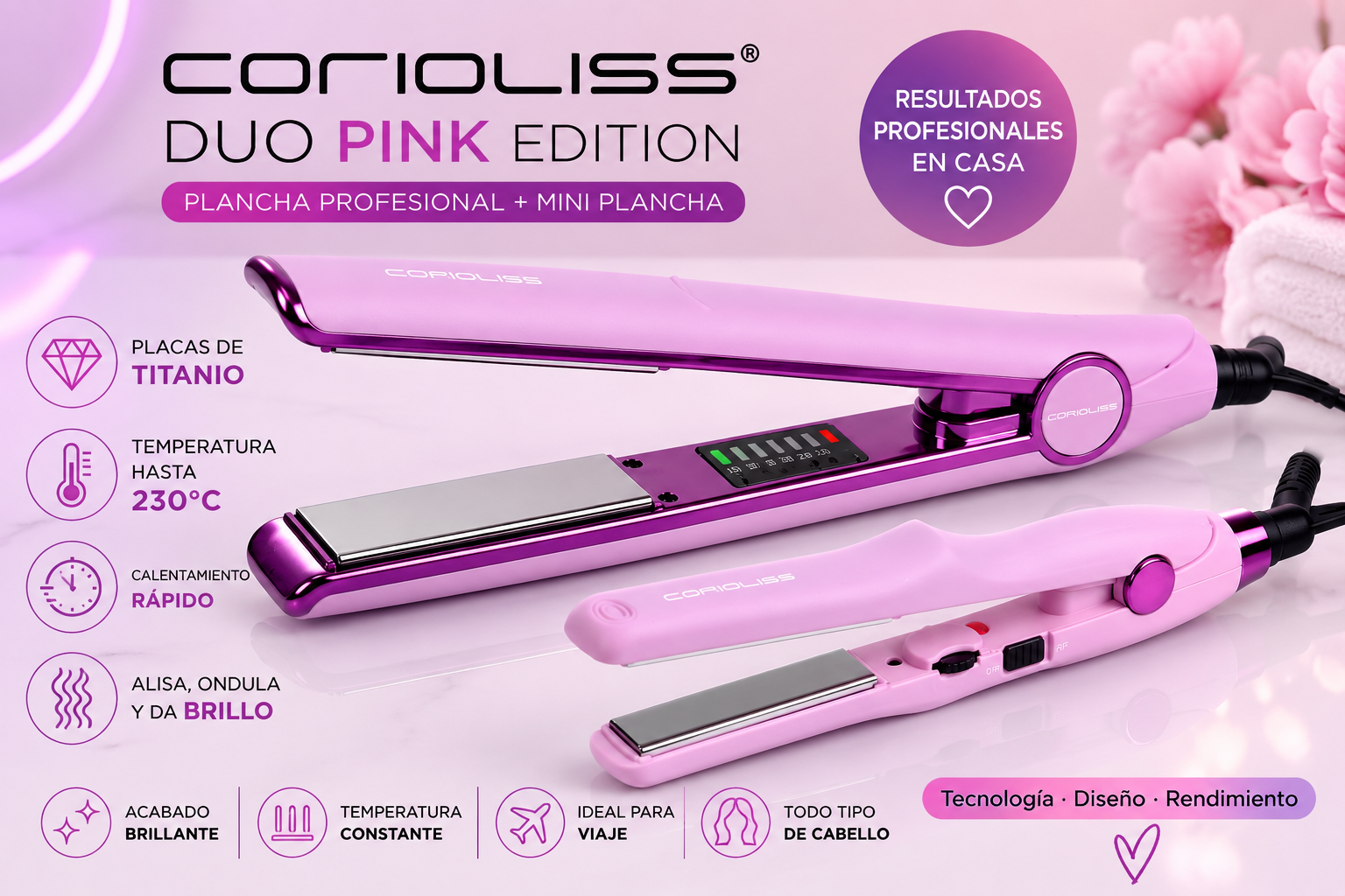 ✨ Corioliss Duo Pink Titanium ✨