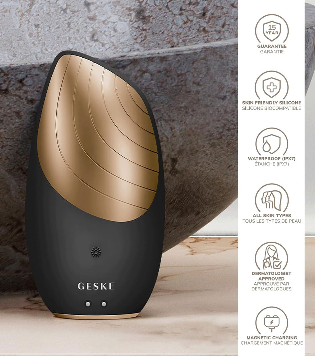 Limpiador facial GESKE 6in1 + 🎁 Diadema de maquillaje de regalo