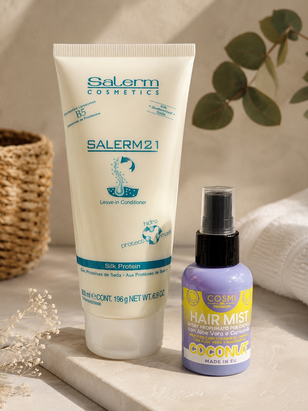 Salerm 21 Leave-In Conditioner 200 ml | Acondicionador sin aclarado con proteínas de seda