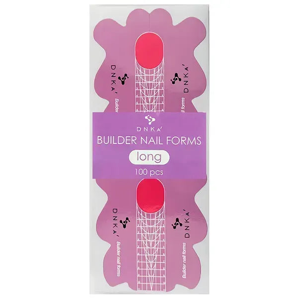 Moldes de papel para uñas DNKa "largos", 100 unidades