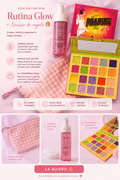 Set Maquillaje Verano · Paleta Rude Neons + Limpiador + Neceser